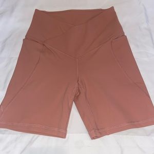 fabletics crossover biker shorts